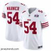 Enchanting San Francisco 49ers 54 Fred Warner White 2023 F.U.S.E  Vapor Untouchable Limited Stitched Football 2024 Super Bowl LVIII Jersey
