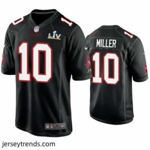 Enchanting Scotty Miller Buccaneers Black Super Bowl Lv Game Fashion Jersey