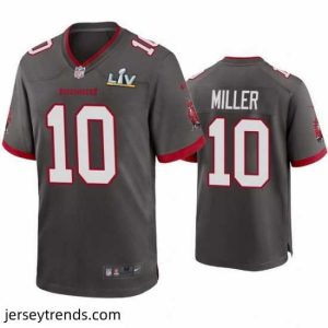 Captivating Scotty Miller Buccaneers Pewter Super Bowl Lv Game Jersey