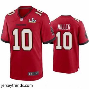 Striking Scotty Miller Buccaneers Red Super Bowl Lv Game Jersey