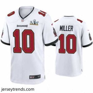 Exquisite Scotty Miller Buccaneers White Super Bowl Lv Game Jersey