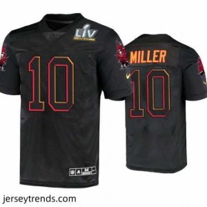 Striking Scotty Miller Tampa Bay Buccaneers Black Super Bowl Lv Jersey