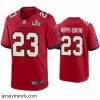 Striking Sean Murphy Bunting Buccaneers Red Super Bowl Lv Game Jersey