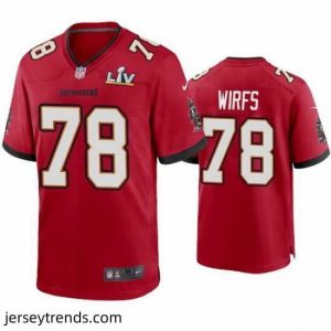 Captivating Tristan Wirfs Buccaneers Red Super Bowl Lv Game Jersey