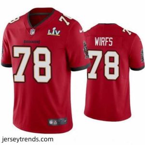 Brilliant Tristan Wirfs Buccaneers Red Super Bowl Lv Vapor Limited Jersey