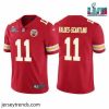 Captivating Toddler Kansas City Chiefs 11 Marquez Valdes Scantling Red Super Bowl LVII Patch Vapor Untouchable Limited Stitched Jersey