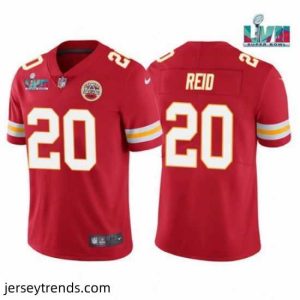 Suave Toddler Kansas City Chiefs 20 Justin Reid Red Super Bowl LVII Patch Vapor Untouchable Limited Stitched Jersey