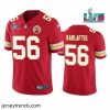 Suave Toddler Kansas City Chiefs 56 George Karlaftis Red Super Bowl LVII Patch Vapor Untouchable Limited Stitched Jersey