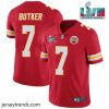 Suave Toddler Kansas City Chiefs 7 Harrison Butker Red Super Bowl LVII Patch Vapor Untouchable Limited Stitched Jersey