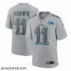 Suave Toddler Philadelphia Eagles 11 A J  Brown Grey Super Bowl LVII Patch Atmosphere Fashion Stitched Game Jersey