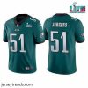 Striking Toddler Philadelphia Eagles 51 Cam Jurgens Green Super Bowl LVII Vapor Untouchable Limited Stitched Jersey