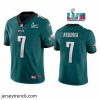 Enchanting Toddler Philadelphia Eagles 7 Haason Reddick Green Super Bowl LVII Patch Vapor Untouchable Limited Stitched Jersey