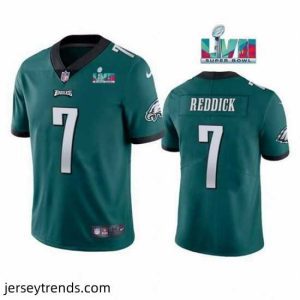 Enchanting Toddler Philadelphia Eagles 7 Haason Reddick Green Super Bowl LVII Patch Vapor Untouchable Limited Stitched Jersey