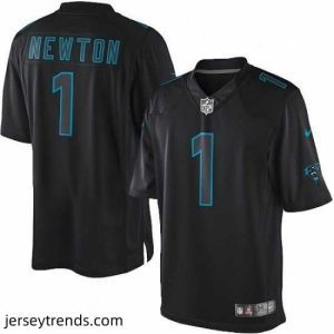 Enchanting Mens Nike Carolina Panthers 1 Cam Newton Limited Black Impact NFL Jersey