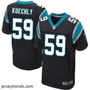 Exquisite Mens Nike Carolina Panthers 59 Luke Kuechly Elite Black Team Color NFL Jersey