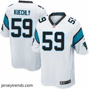 Radiant Mens Nike Carolina Panthers 59 Luke Kuechly Game White NFL Jersey