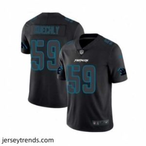Magnificent Mens Nike Carolina Panthers 59 Luke Kuechly Limited Black Rush Impact NFL Jersey