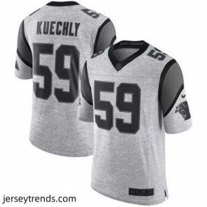 Enchanting Mens Nike Carolina Panthers 59 Luke Kuechly Limited Gray Gridiron II NFL Jersey
