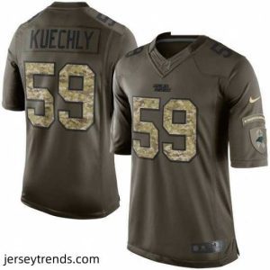 Enchanting Mens Nike Carolina Panthers 59 Luke Kuechly Limited Green Salute to Service NFL Jersey