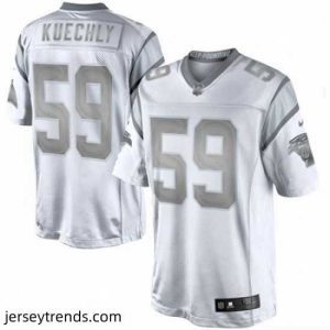 Enchanting Mens Nike Carolina Panthers 59 Luke Kuechly Limited White Platinum NFL Jersey