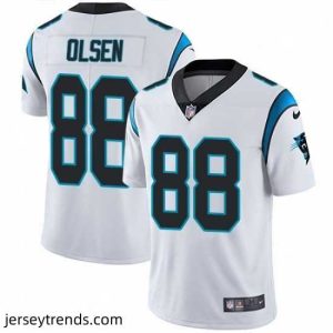 Exquisite Mens Nike Carolina Panthers 88 Greg Olsen White Vapor Untouchable Limited Player NFL Jersey