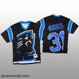 Enchanting NFL Carolina Panthers 31 Juston Burris Black Mitchell  26 Nell Big Face Fashion Limited NFL Jersey