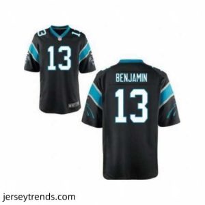 Exquisite Nike Carolina Panthers 13 Kelvin Benjamin Black Game NFL Jersey