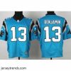 Enchanting Nike Carolina Panthers 13 Kelvin Benjamin Blue Elite NFL Jersey