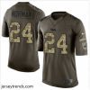 Captivating Nike Carolina Panthers #24 Josh Norman Green 27s Stitched NFL Limited Salute to Service Jersey
