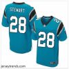 Brilliant Nike Carolina Panthers #28 Jonathan Stewart Blue Alternate Mens Stitched NFL Elite Jersey