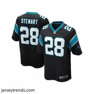 Magnificent Nike Carolina Panthers 28 Jonathan Stewart black Game NFL Jersey