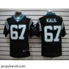 Suave Nike Carolina Panthers 67 Ryan Kalil Black Elite NFL Jersey