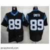 Suave Nike Carolina Panthers 89 Steve Smith black Elite NFL Jersey