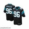 Suave Nike Carolina Panthers 96 Star Lotulelei Black Game NFL Jersey