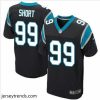 Brilliant Nike Carolina Panthers #99 Kawann Short Black Team Color Mens Stitched NFL Elite Jersey