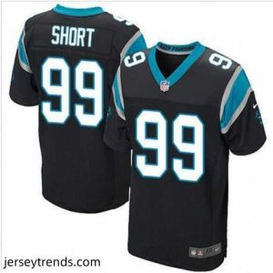 Brilliant Nike Carolina Panthers #99 Kawann Short Black Team Color Mens Stitched NFL Elite Jersey