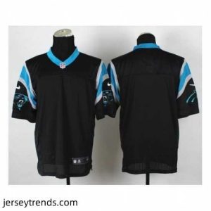 Captivating Nike Carolina Panthers Blank Black Elite NFL Jersey