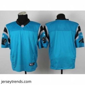 Brilliant Nike Carolina Panthers Blank Blue Elite NFL Jersey