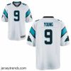 Brilliant Nike Carolina Panthers Bryce Young #9 White Vapor Untouchable Limited Stitched NFL Jersey