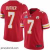 Suave Nike Chiefs 7 Harrison Butker Red Team Color Bound Stitched NFL Vapor Untouchable Limited 2024 Super Bowl LVIII Jersey