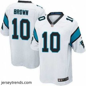 Suave Nike Panthers #10 Corey Brown White Stitched NFL Elite Jersey