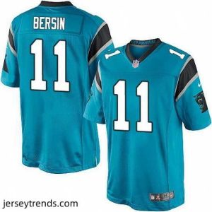 Radiant Nike Panthers #11 Brenton Bersin Blue Team Color Mens Stitched NFL Elite Jersey