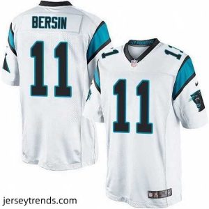 Captivating Nike Panthers #11 Brenton Bersin White Team Color Mens Stitched NFL Elite Jersey