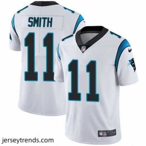 Suave Nike Panthers #11 Torrey Smith White Mens Stitched NFL Vapor Untouchable Limited Jersey