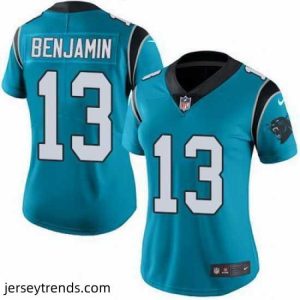 Exquisite Nike Panthers #13 Kelvin Benjamin Blue Alternate Womens Stitched NFL Vapor Untouchable Limited Jersey