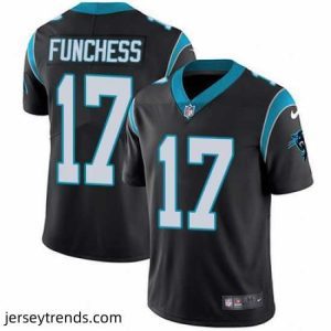 Captivating Nike Panthers #17 Devin Funchess Black Team Color Stitched NFL Vapor Untouchable Limited Jersey
