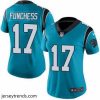 Magnificent Nike Panthers #17 Devin Funchess Blue Alternate Womens Stitched NFL Vapor Untouchable Limited Jersey