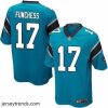 Brilliant Nike Panthers #17 Devin Funchess Blue Alternate Stitched NFL Elite Jersey