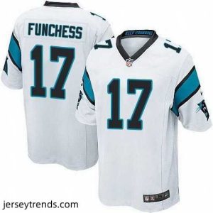 Suave Nike Panthers #17 Devin Funchess White Stitched NFL Elite Jersey