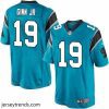Brilliant Nike Panthers #19 Ted Ginn Jr Blue Alternate Mens Stitched NFL Elite Jersey